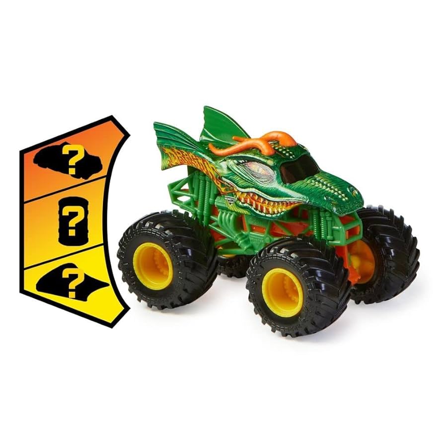 モンスタージャム1/24 - ドラゴン Amazon.com: Monster Jam, Official Dragon Monster Truck, Die